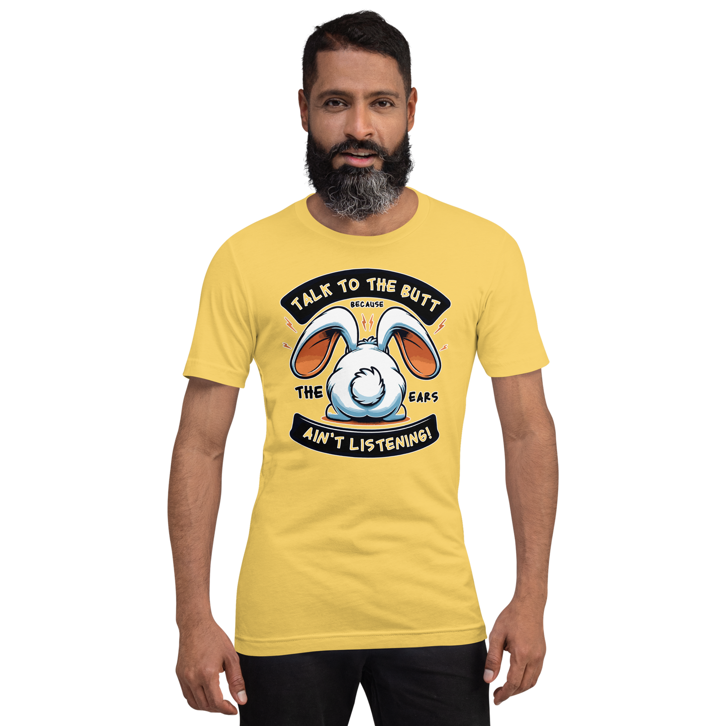 Unisex t-paita puhu pupun pepulle